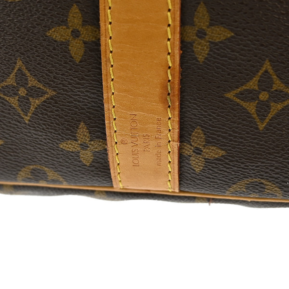 Louis Vuitton Keepall Bag Monogram Canvas Brown Canvas Travel Bag