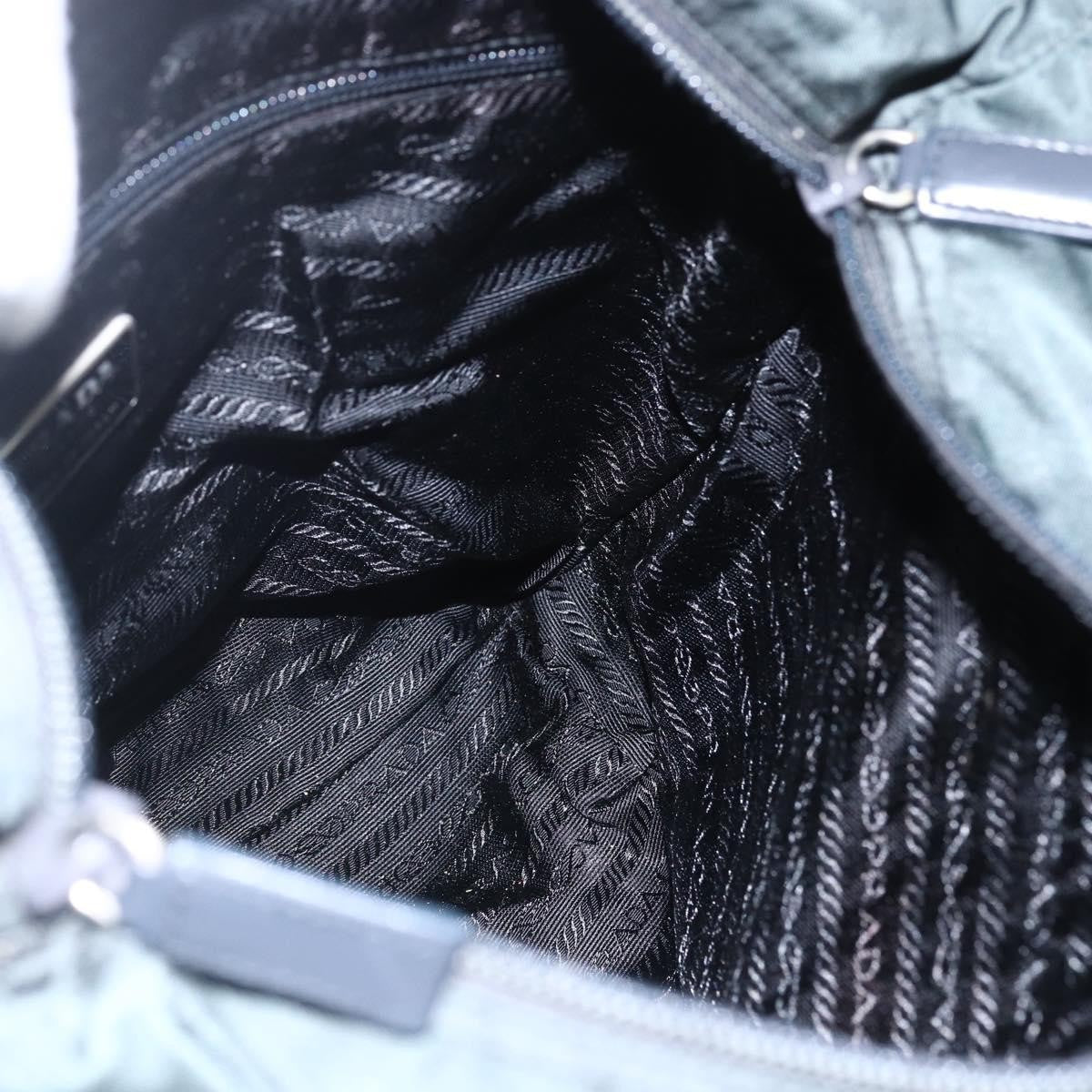 Prada Vintage Zip Tote Tessuto Green Nylon Tote Bag Bag