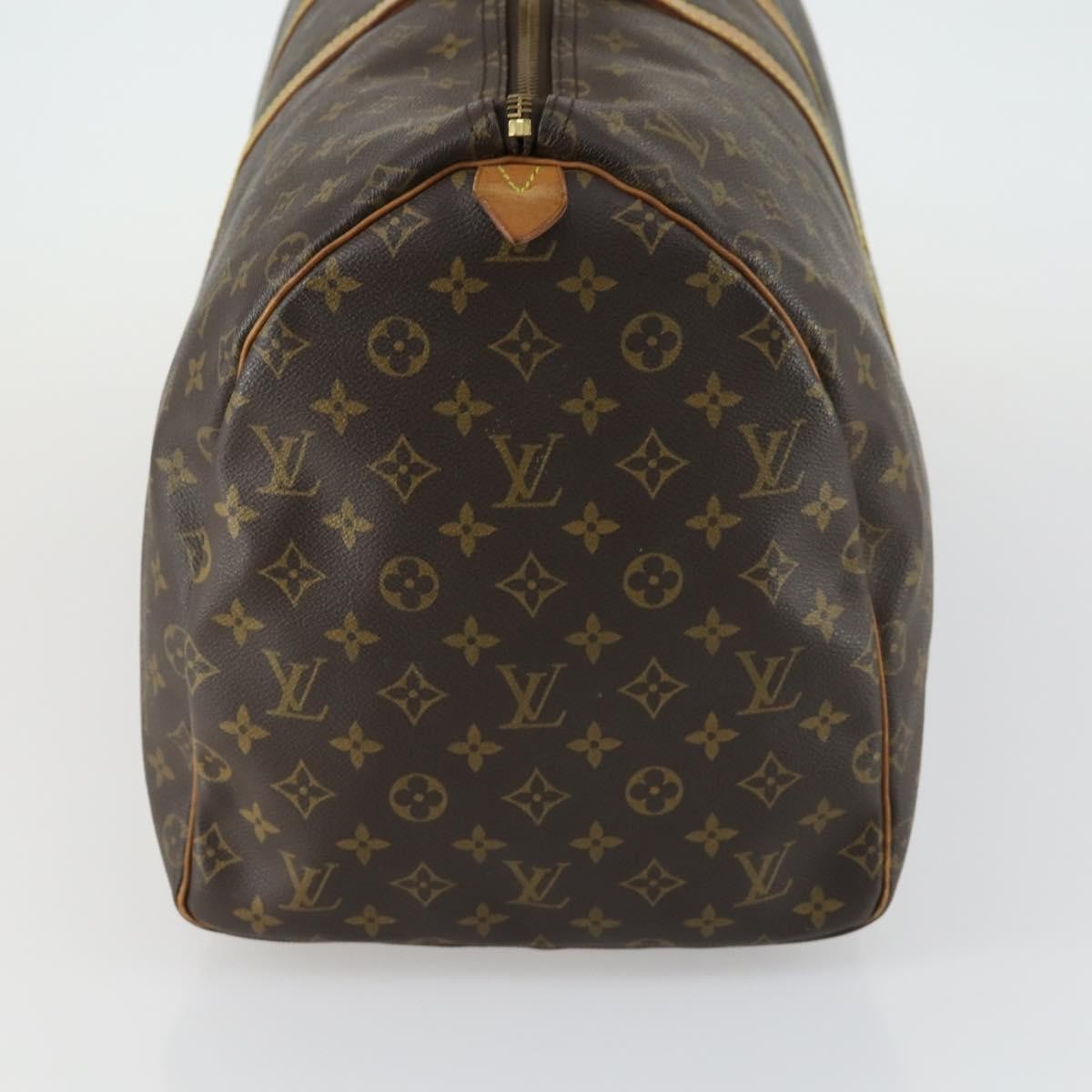 Louis Vuitton Keepall Bag Monogram Canvas Brown Canvas Travel Bag