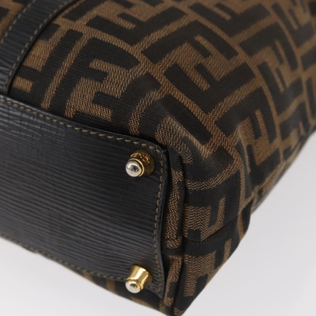 Fendi Zucca Tote Bag Canvas Black Canvas Tote Bag Bag