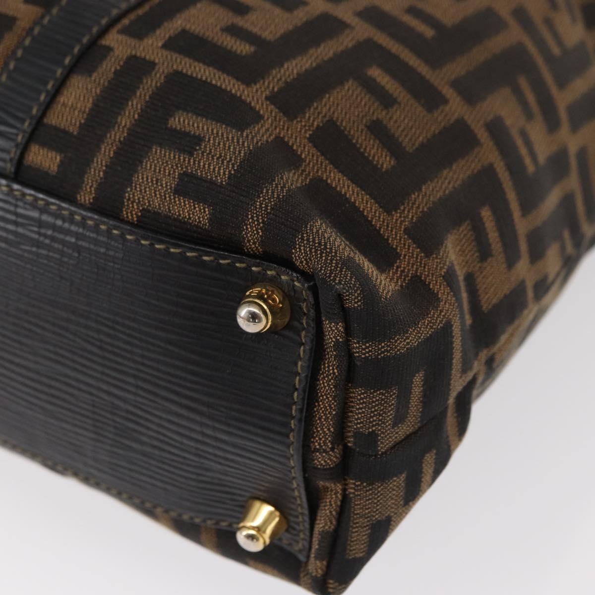 Fendi Zucca Tote Bag Canvas Black Canvas Tote Bag Bag