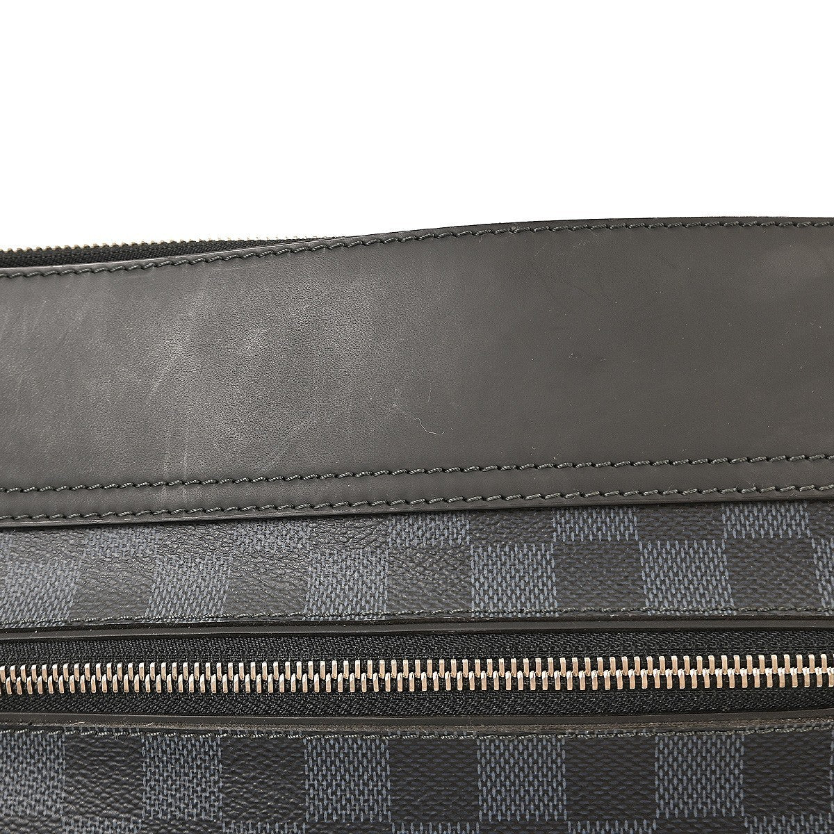 Louis Vuitton Greenwich Messenger Bag Damier Cobalt Black Canvas Shoulder Bag