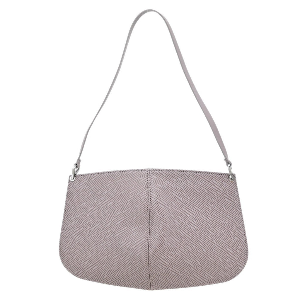 Louis Vuitton Demi Lune Pochette Epi Leather Purple Leather Shoulder Bag