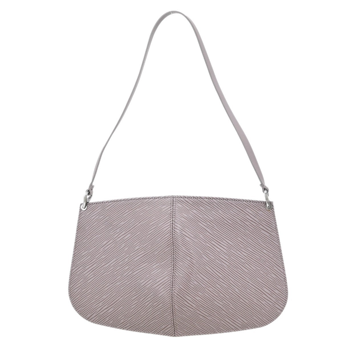 Louis Vuitton Demi Lune Pochette Epi Leather Purple Leather Shoulder Bag