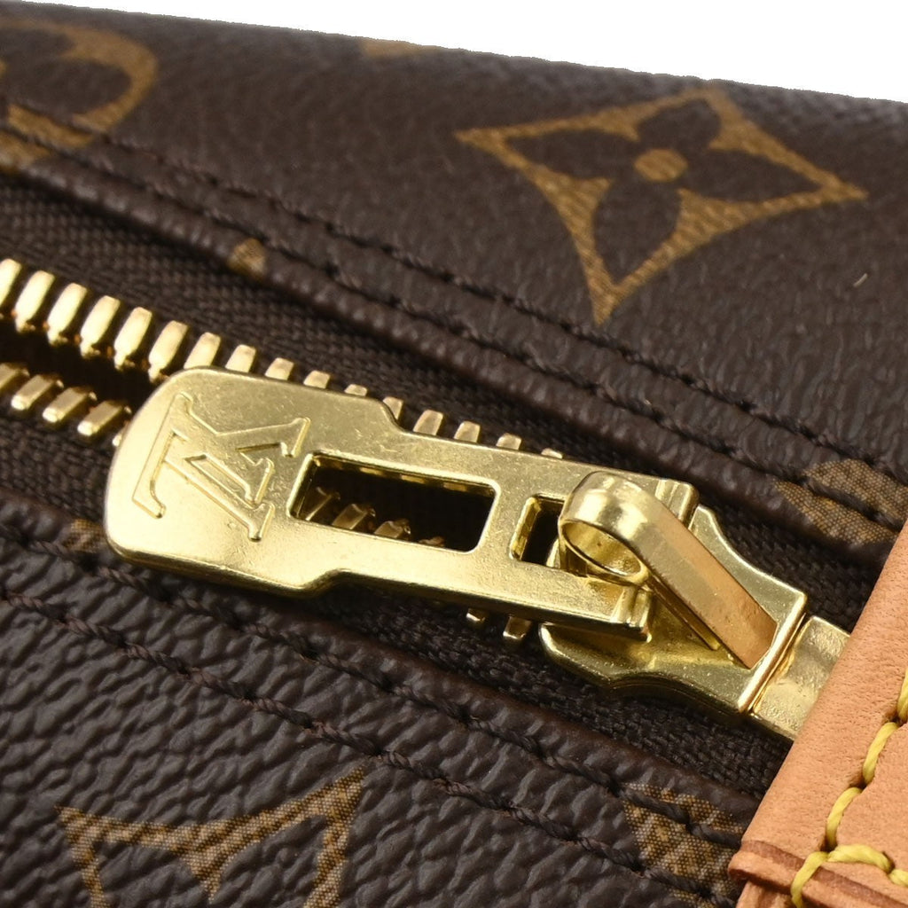 Louis Vuitton Alma Handbag Limited Edition World Tour Monogram Canvas Brown Canvas Handbag
