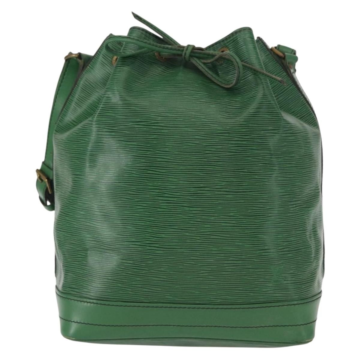 Louis Vuitton Noe Handbag Epi Leather Green Leather Shoulder Bag