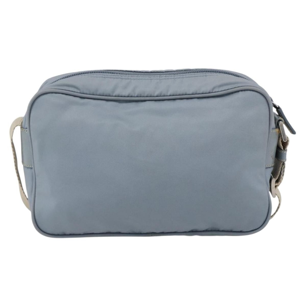 Prada Front Pocket Camera Bag Tessuto Blue Nylon Shoulder Bag Bag