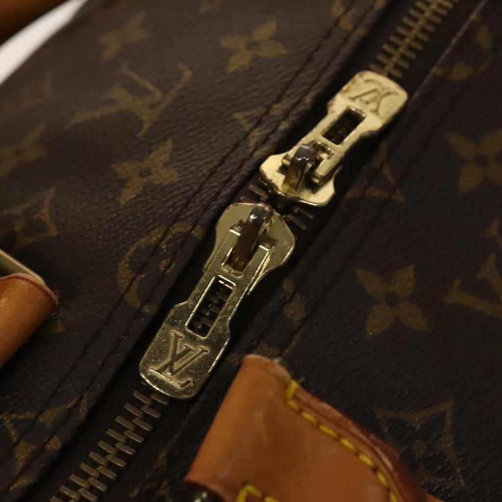 Louis Vuitton Keepall Bag Monogram Canvas Brown Canvas Travel Bag