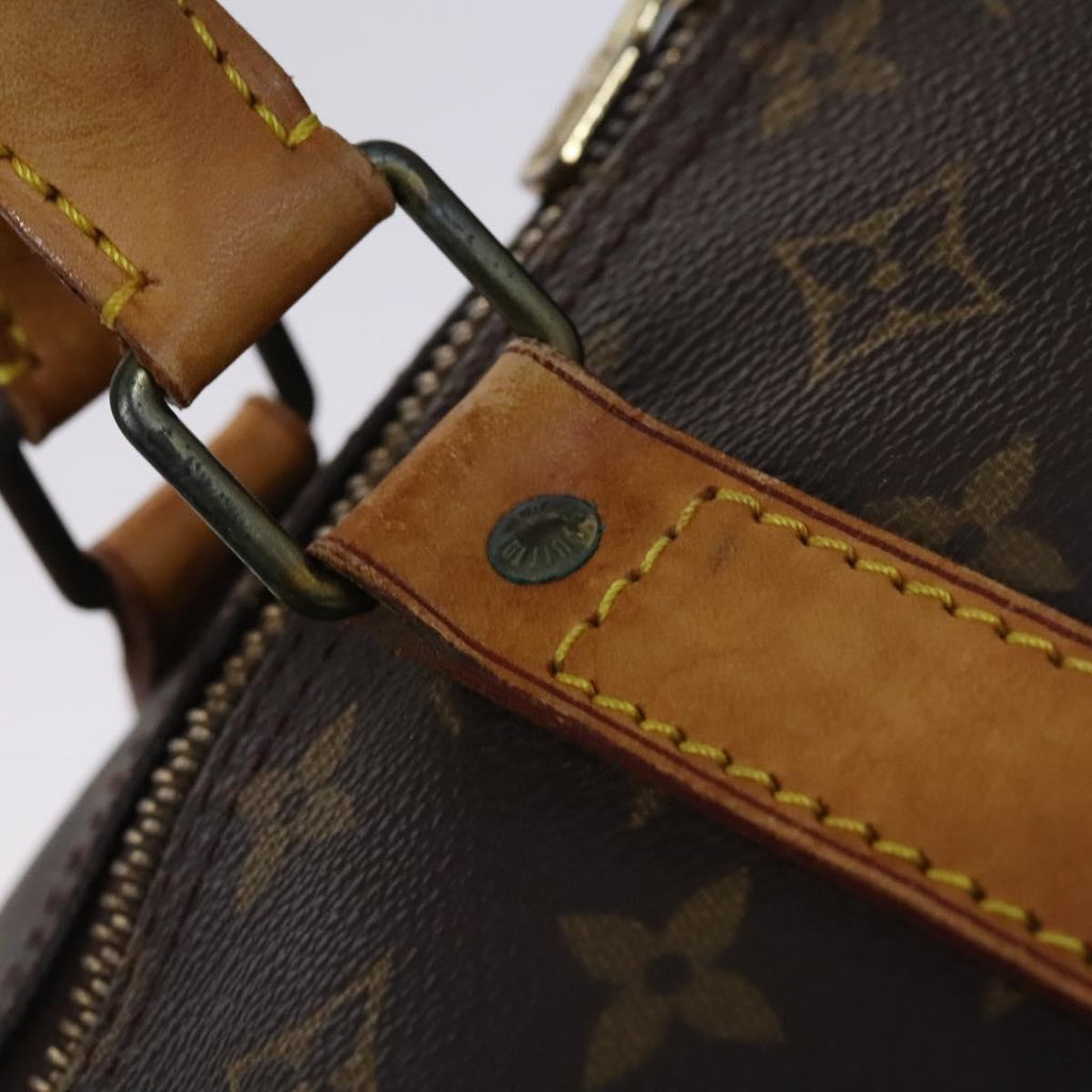 Louis Vuitton Keepall Bag Monogram Canvas Brown Canvas Travel Bag