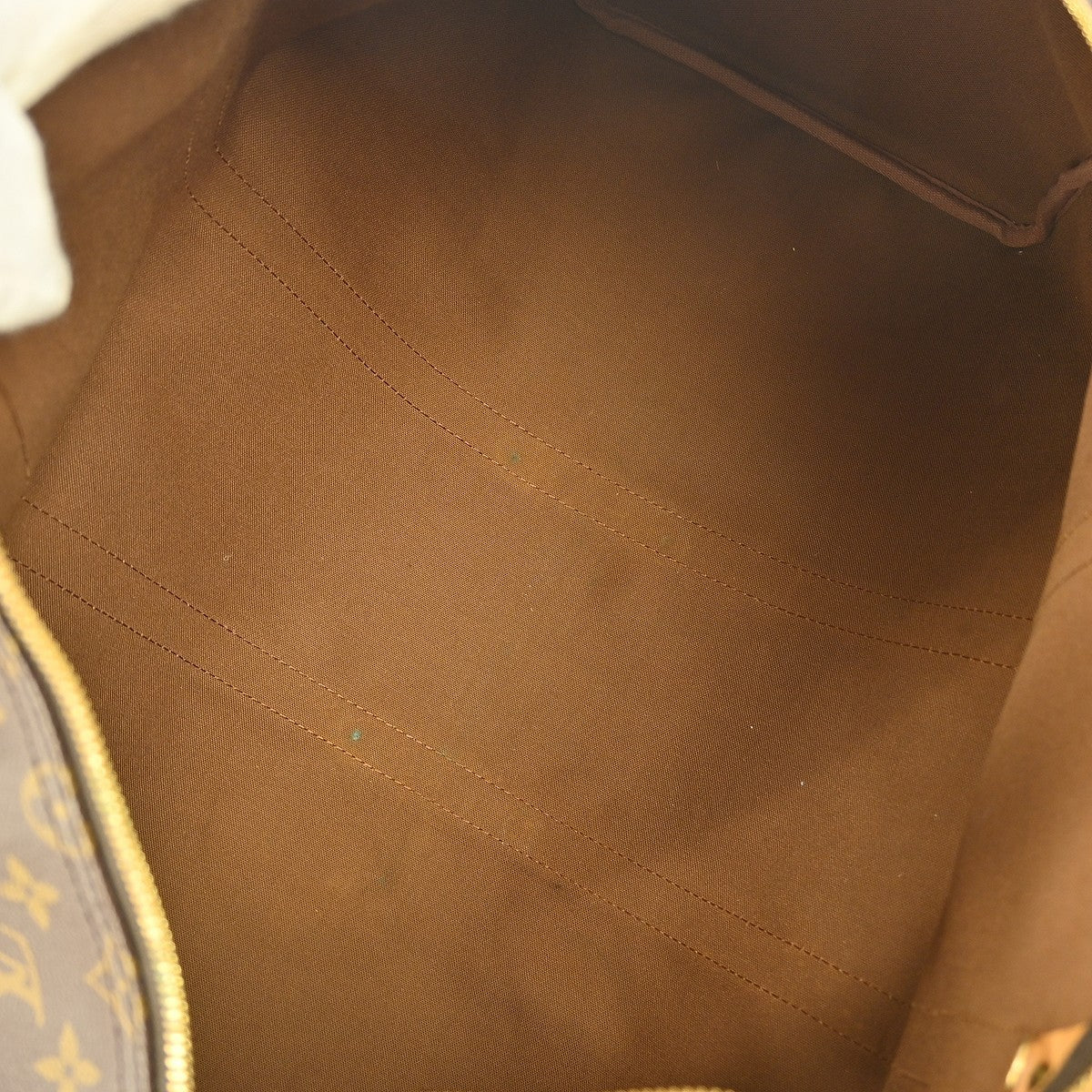 Louis Vuitton Keepall Bag Monogram Canvas Brown Canvas Travel Bag