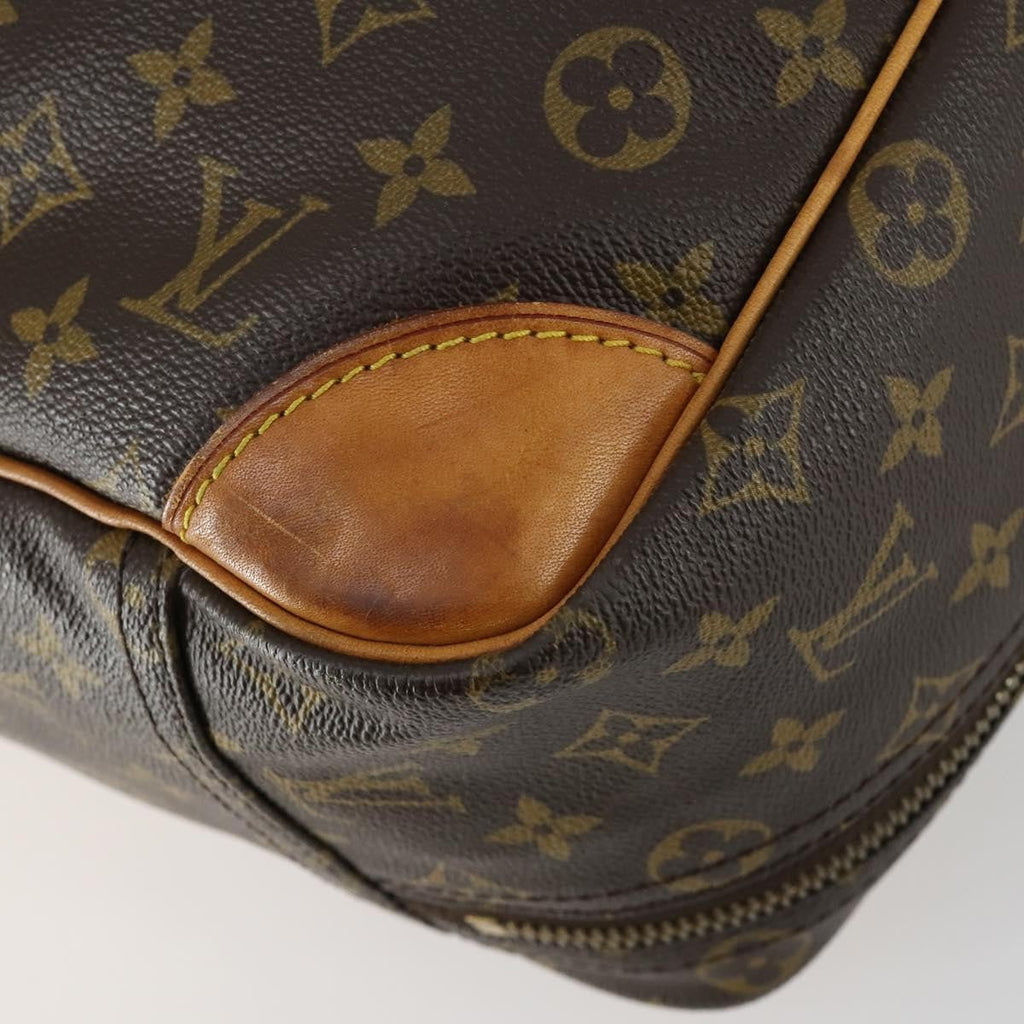 Louis Vuitton Sirius Handbag Monogram Canvas Brown Canvas Travel Bag