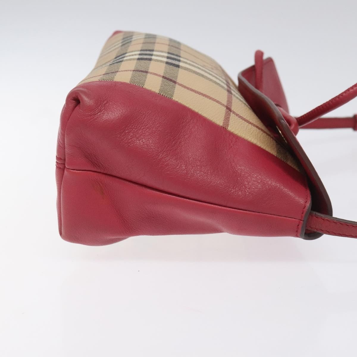 Burberry Nova Check Shoulder Bag Canvas And Leather Beige Pvc Shoulder Bag