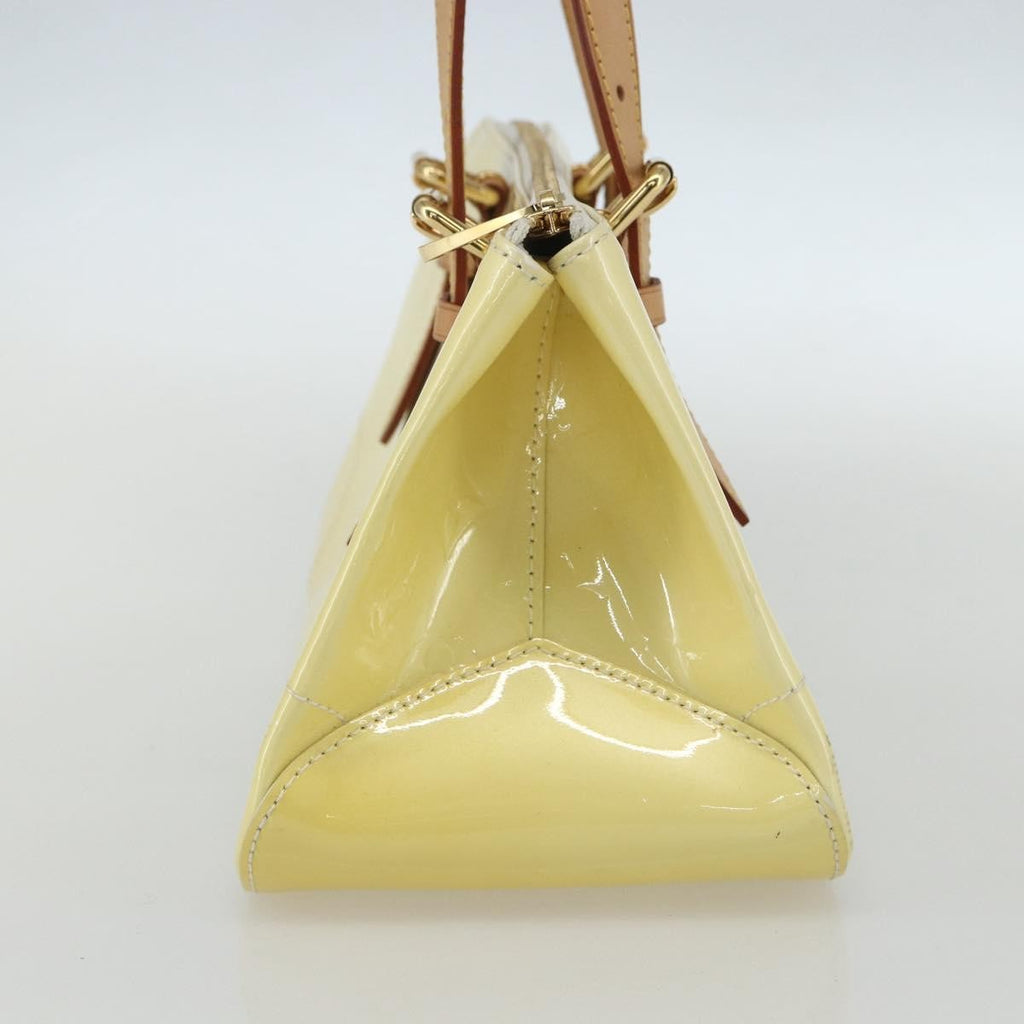 Louis Vuitton Rosewood Avenue Handbag Monogram Vernis Yellow Patent_Leather Handbag