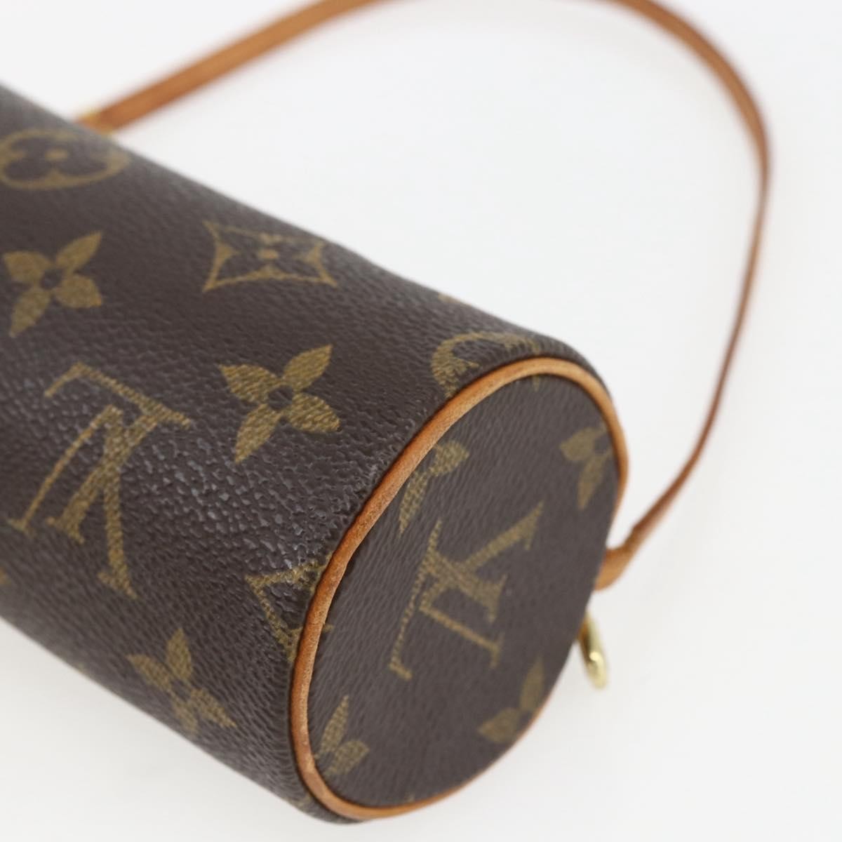 Louis Vuitton Papillon Pochette Monogram Canvas Brown Canvas Clutche & Pouche Bag
