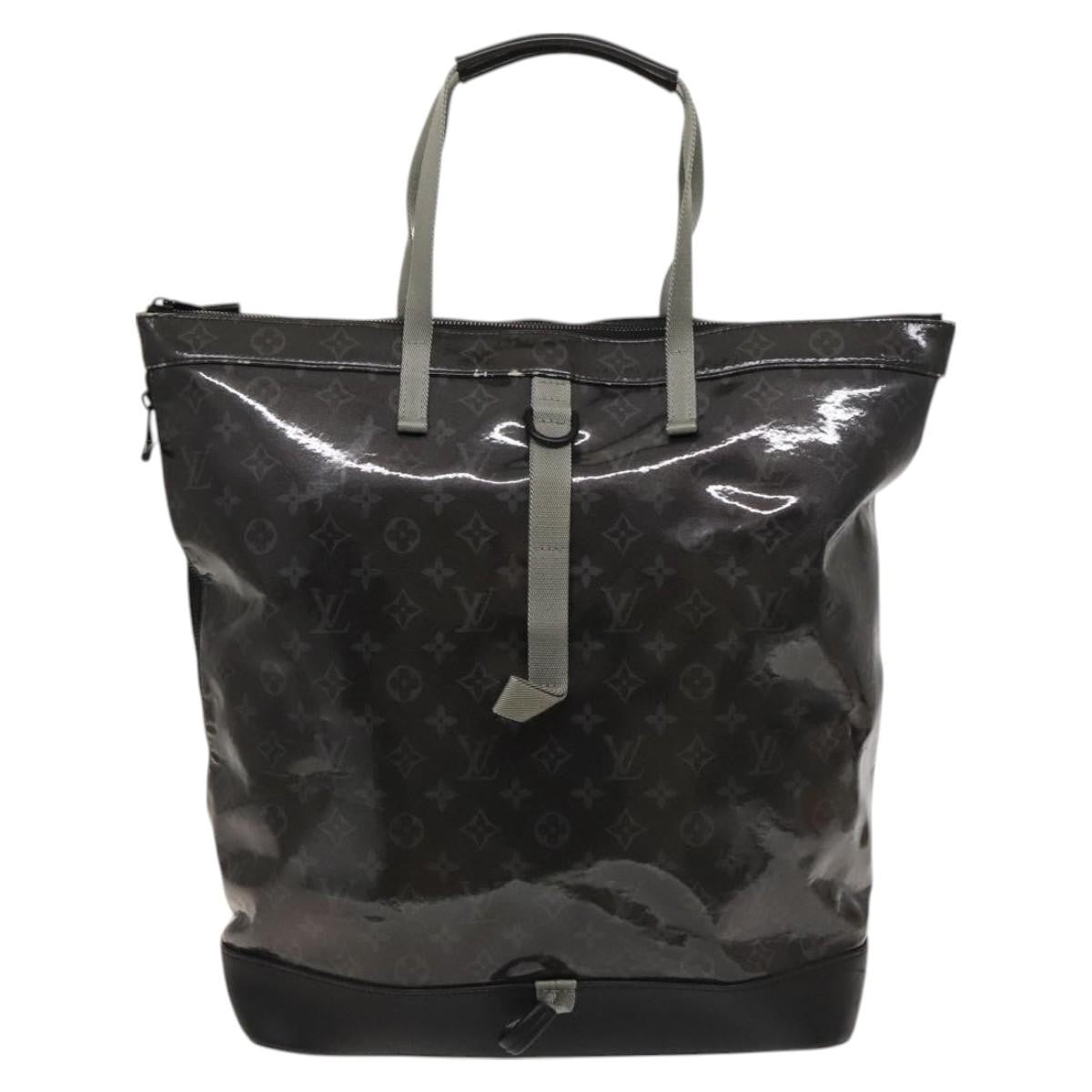 Louis Vuitton Zipped Tote Limited Edition Monogram Eclipse Glaze Canvas Black Canvas Backpack Bag