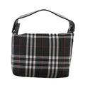 Burberry Nova Check Handbag Nylon Black Nylon Handbag