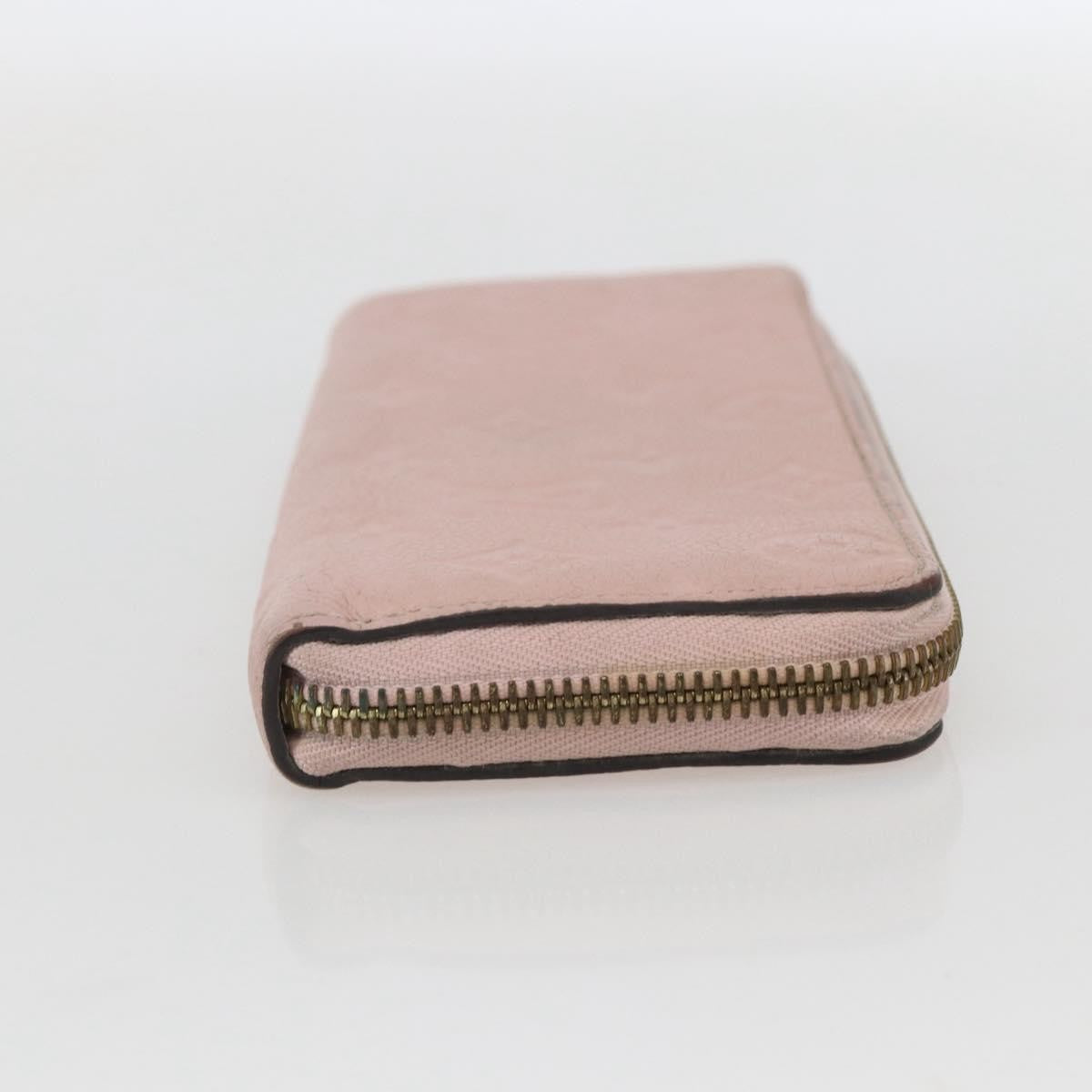 Louis Vuitton Clemence Wallet Monogram Empreinte Leather Pink Leather Wallets Accessory