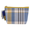 Burberry Nova Check Pochette Canvas Blue Canvas Clutche & Pouche Bag