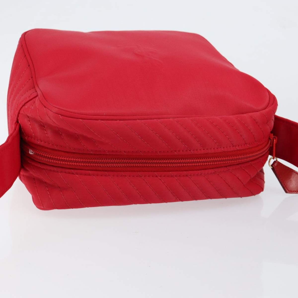 Saint Laurent Vintage Shoulder Bag Nylon Red Nylon Shoulder Bag Bag (Pre-Owned)