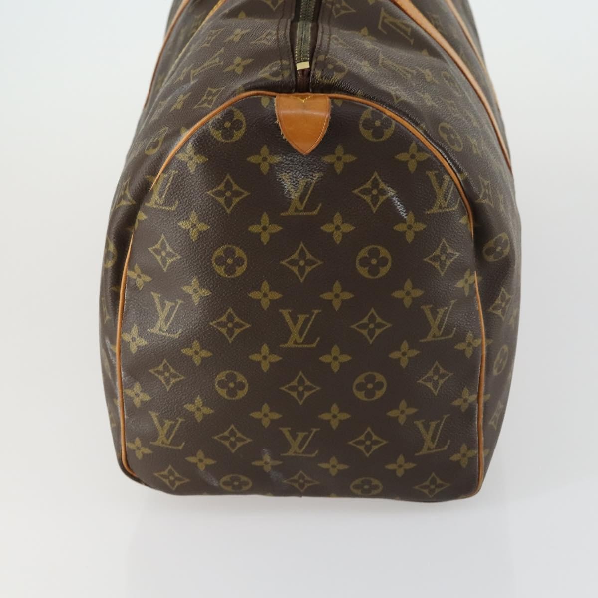 Louis Vuitton Keepall Bag Monogram Canvas Brown Canvas Travel Bag