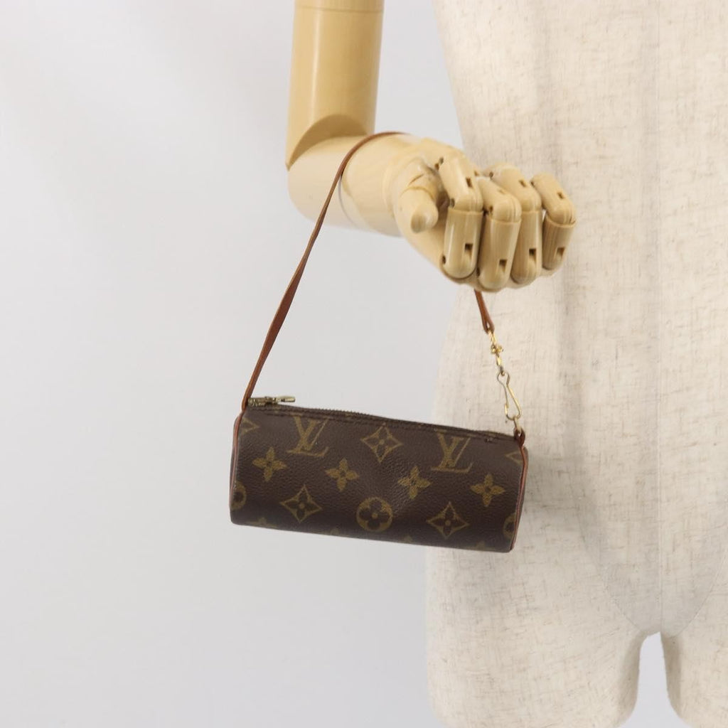 Louis Vuitton Papillon Pochette Monogram Canvas Brown Canvas Clutche & Pouche Bag