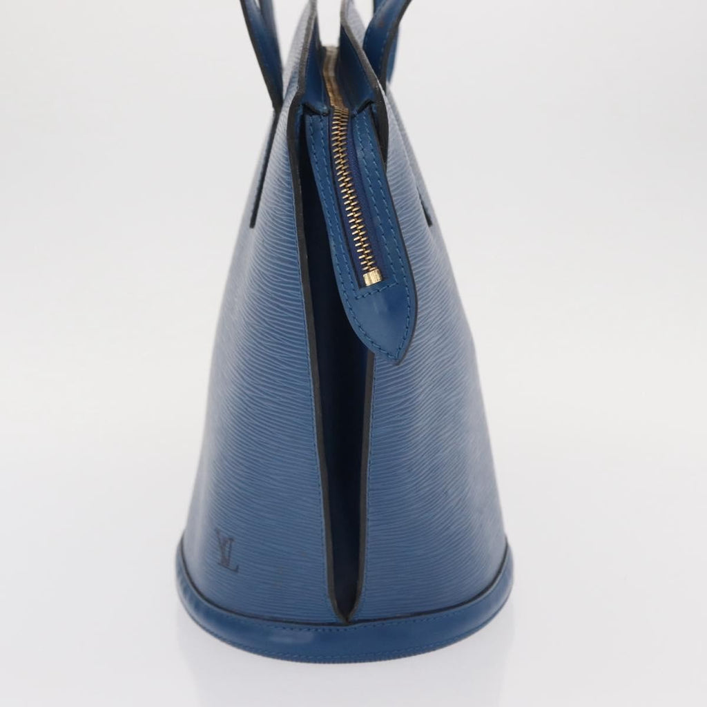 Louis Vuitton Saint Jacques Handbag Epi Leather Blue Leather Shoulder Bag