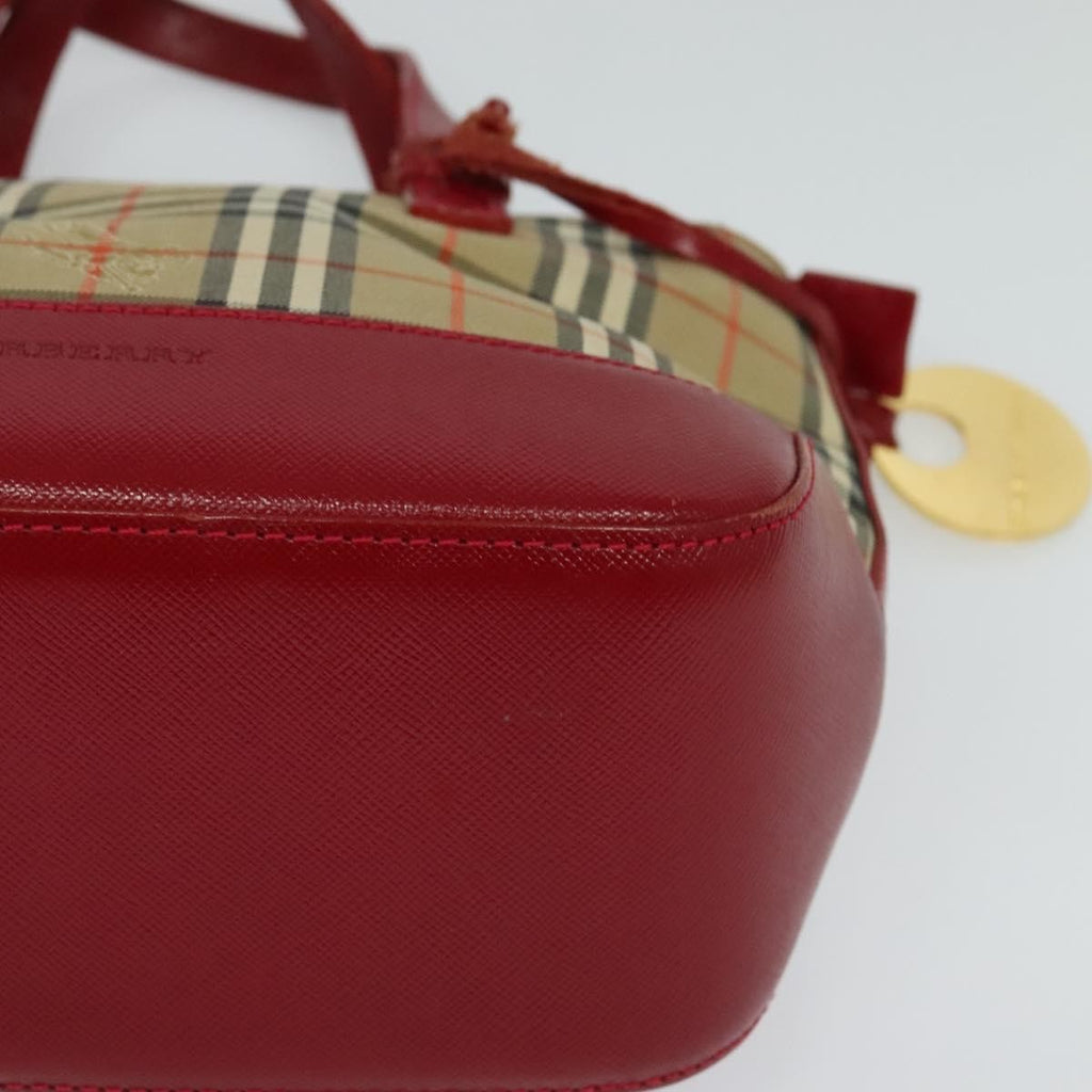 Burberry Nova Check Handbag Nova Check Canvas And Leather Beige Canvas Handbag