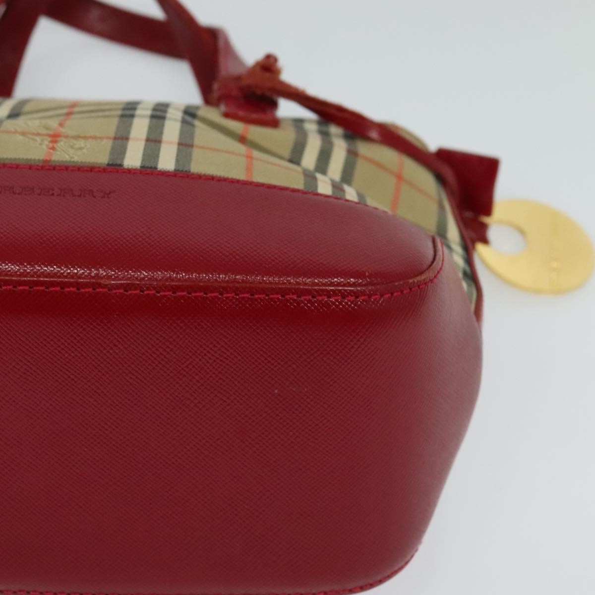 Burberry Nova Check Handbag Nova Check Canvas And Leather Beige Canvas Handbag