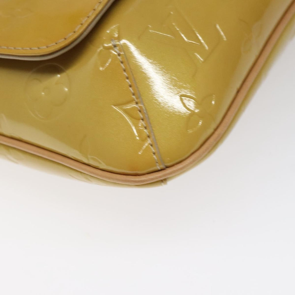 Louis Vuitton Thompson Street Handbag Monogram Vernis Beige Patent_Leather Bag