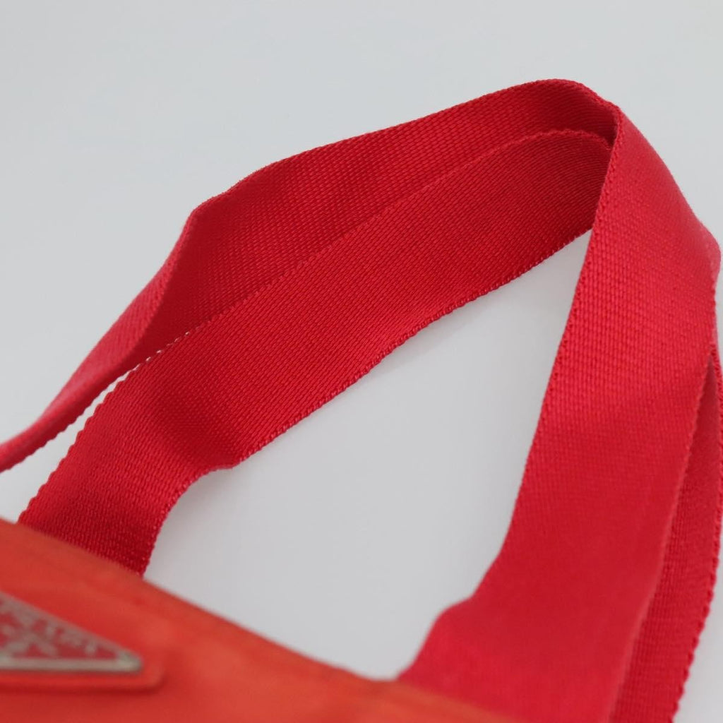 Prada Vintage Zip Tote Tessuto Red Nylon Tote Bag Bag