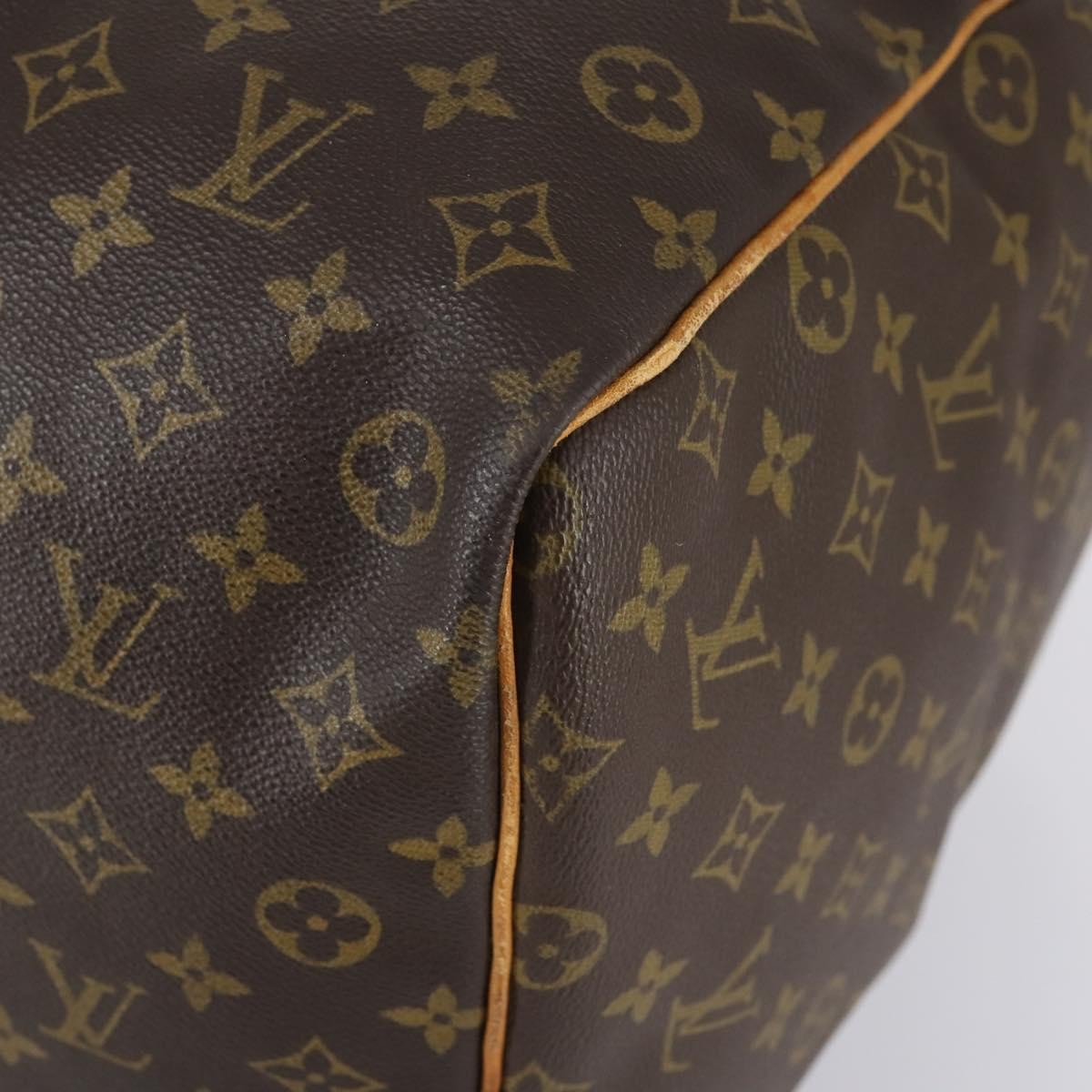 Louis Vuitton Keepall Bag Monogram Canvas Brown Canvas Travel Bag