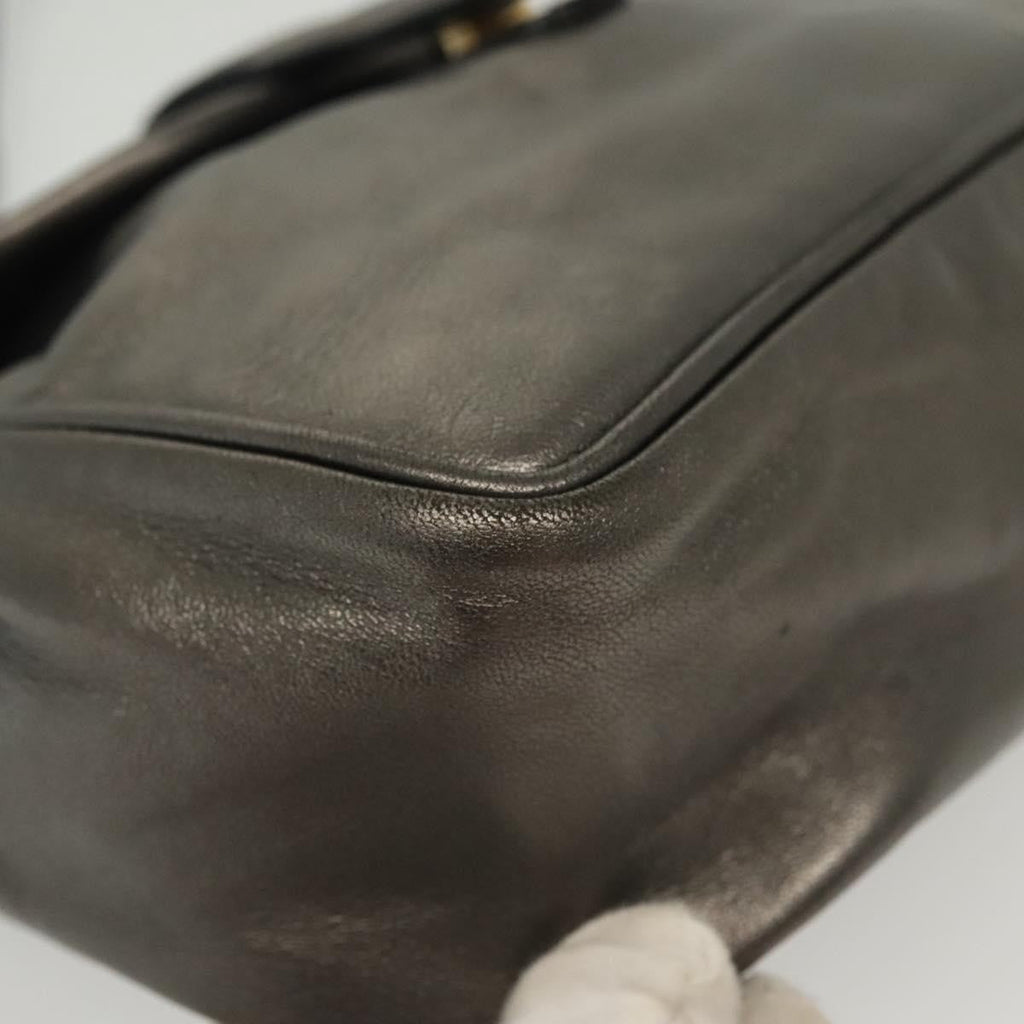Bottega Veneta Intrecciato Backpack Patent Leather Metallic Leather Backpack Bag