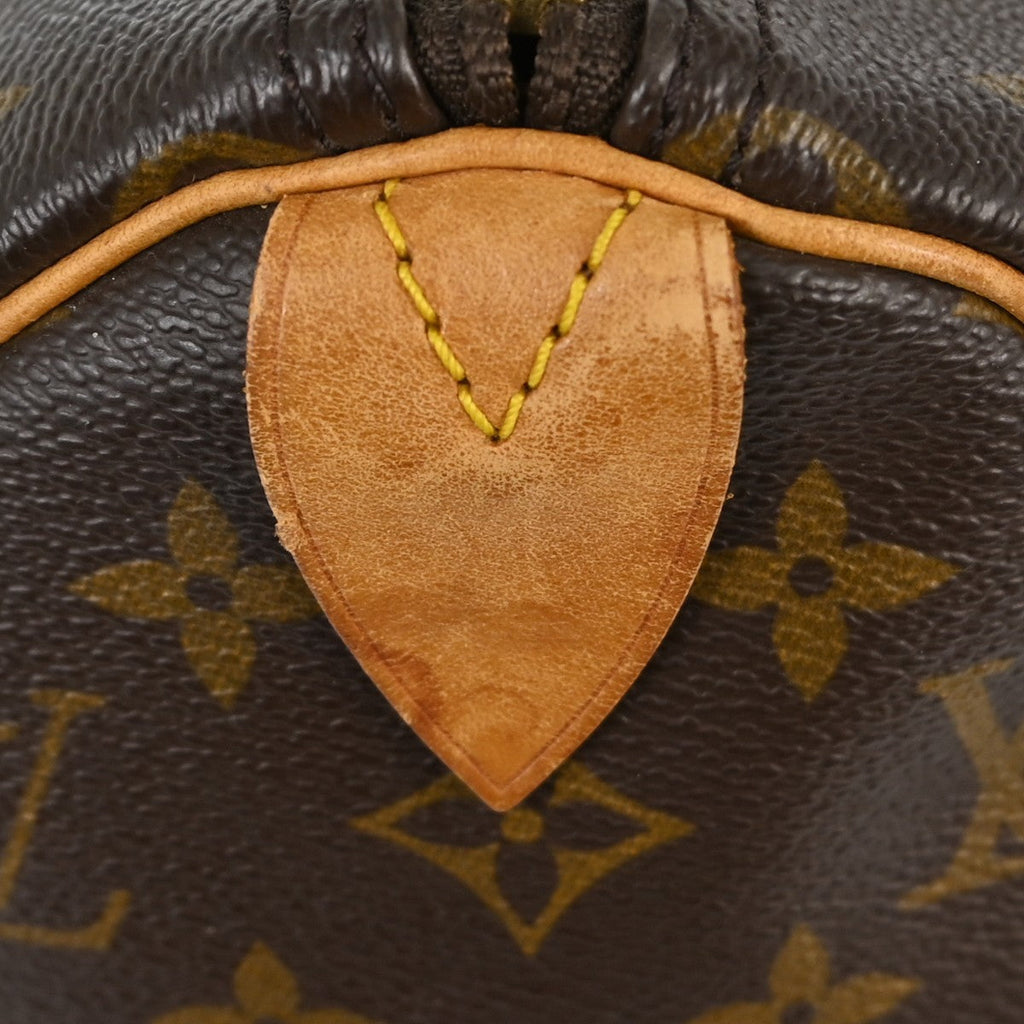 Louis Vuitton Keepall Bag Monogram Canvas Brown Canvas Travel Bag