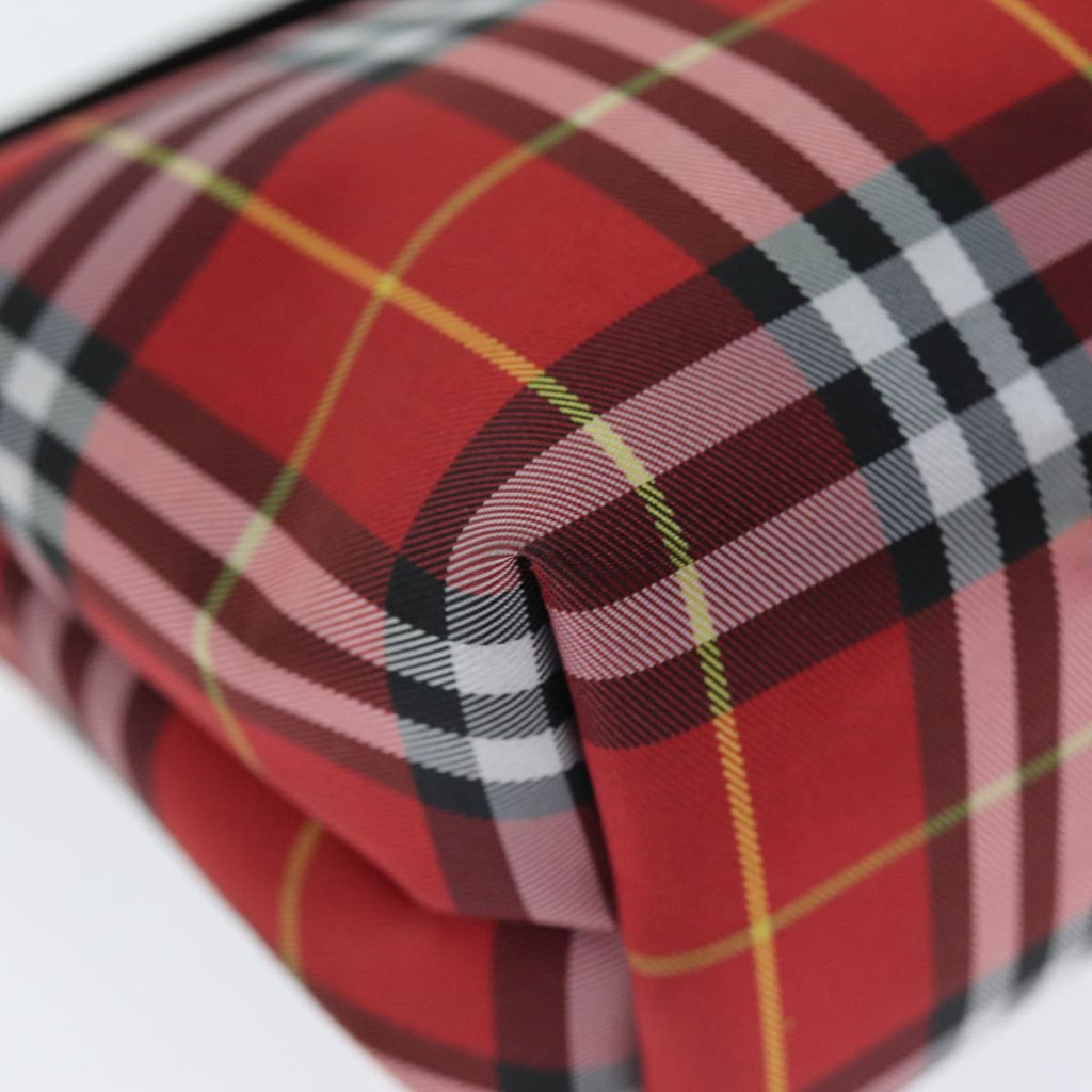 Burberry Nova Check Pochette Nylon Red Nylon Clutche & Pouche Bag