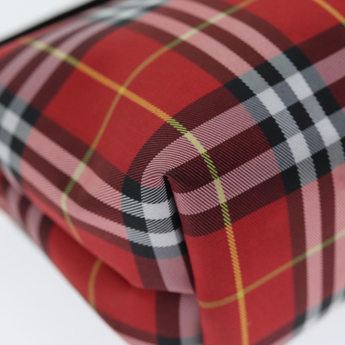 Burberry Nova Check Pochette Nylon Red Nylon Clutche & Pouche Bag