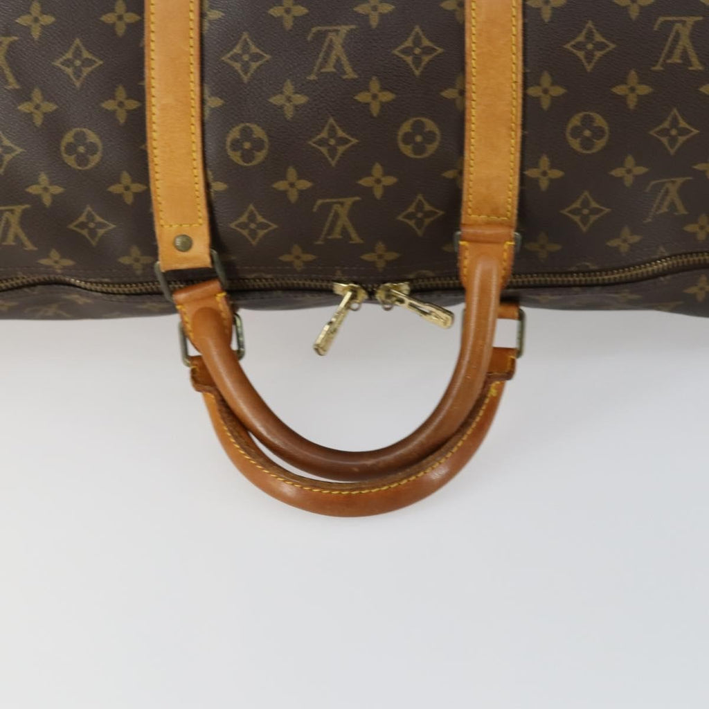 Louis Vuitton Keepall Bag Monogram Canvas Brown Canvas Travel Bag