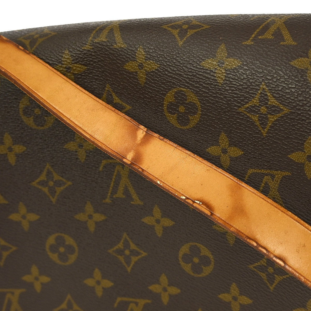 Louis Vuitton Cartouchiere Handbag Monogram Canvas Brown Canvas Shoulder Bag