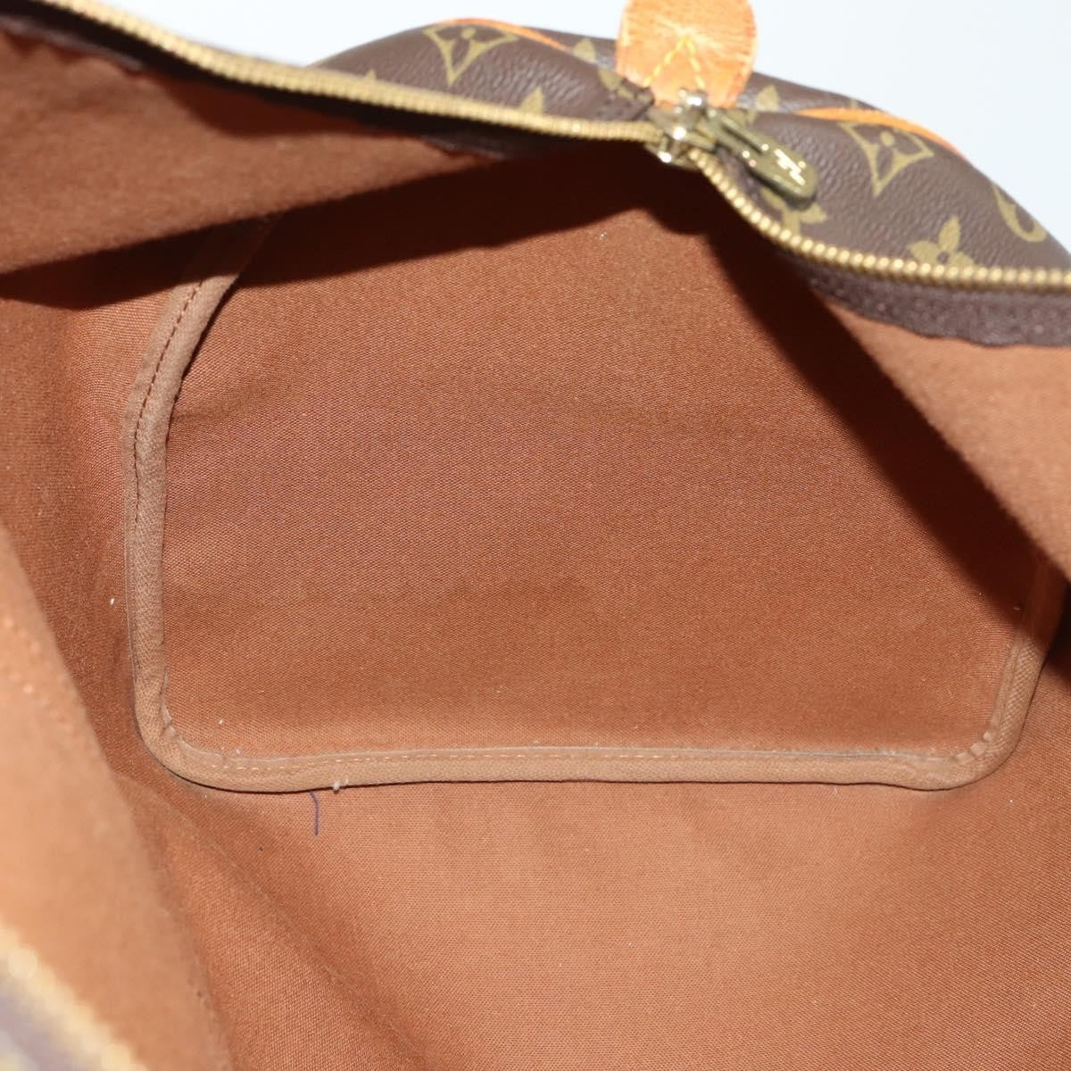 Louis Vuitton Keepall Bag Monogram Canvas Brown Canvas Handbag