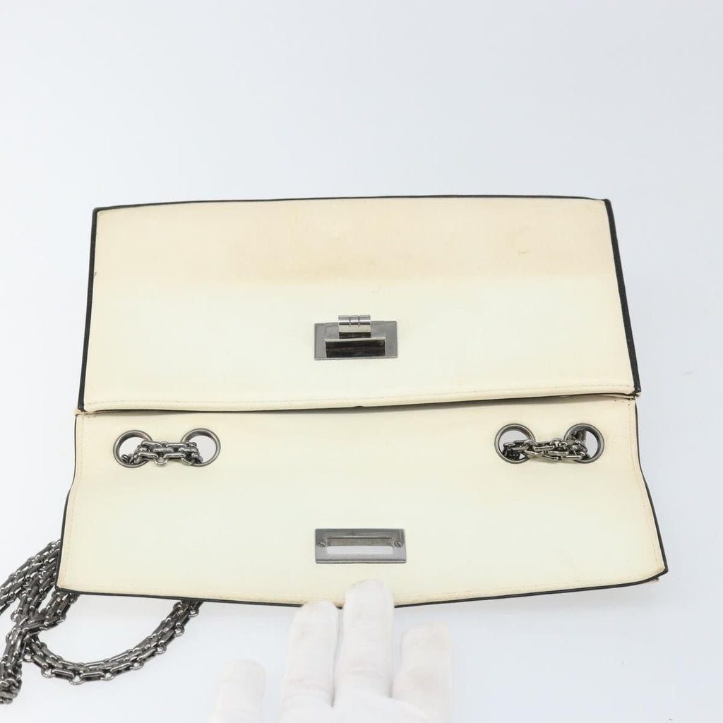 Chanel 2.55 Shoulder Bag Leather White Leather Shoulder Bag Bag