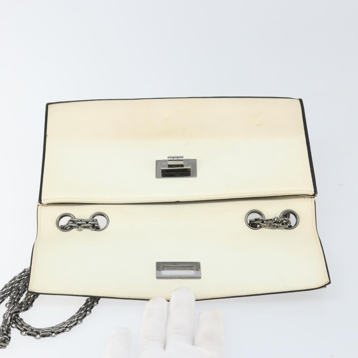 Chanel 2.55 Shoulder Bag Leather White Leather Shoulder Bag Bag