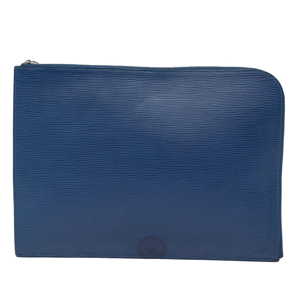 Louis Vuitton Pochette Jour Epi Leather Blue Leather Clutche & Pouche Bag