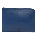 Louis Vuitton Pochette Jour Epi Leather Blue Leather Clutche & Pouche Bag