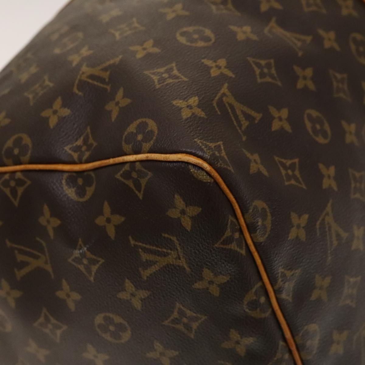 Louis Vuitton Keepall Bag Monogram Canvas Brown Canvas Travel Bag