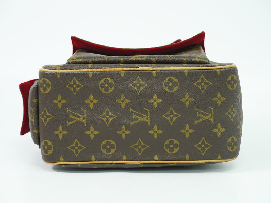 Louis Vuitton Excentri-Cite Handbag Monogram Canvas Brown Canvas Handbag