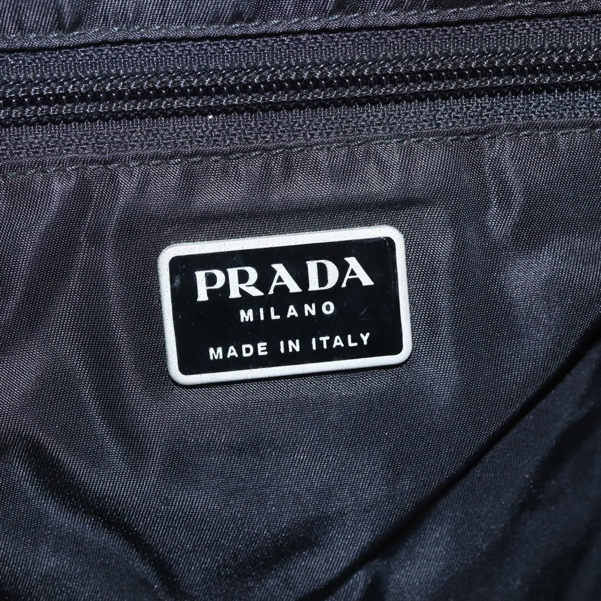 Prada Vintage Handbag Tessuto Black Nylon Handbag