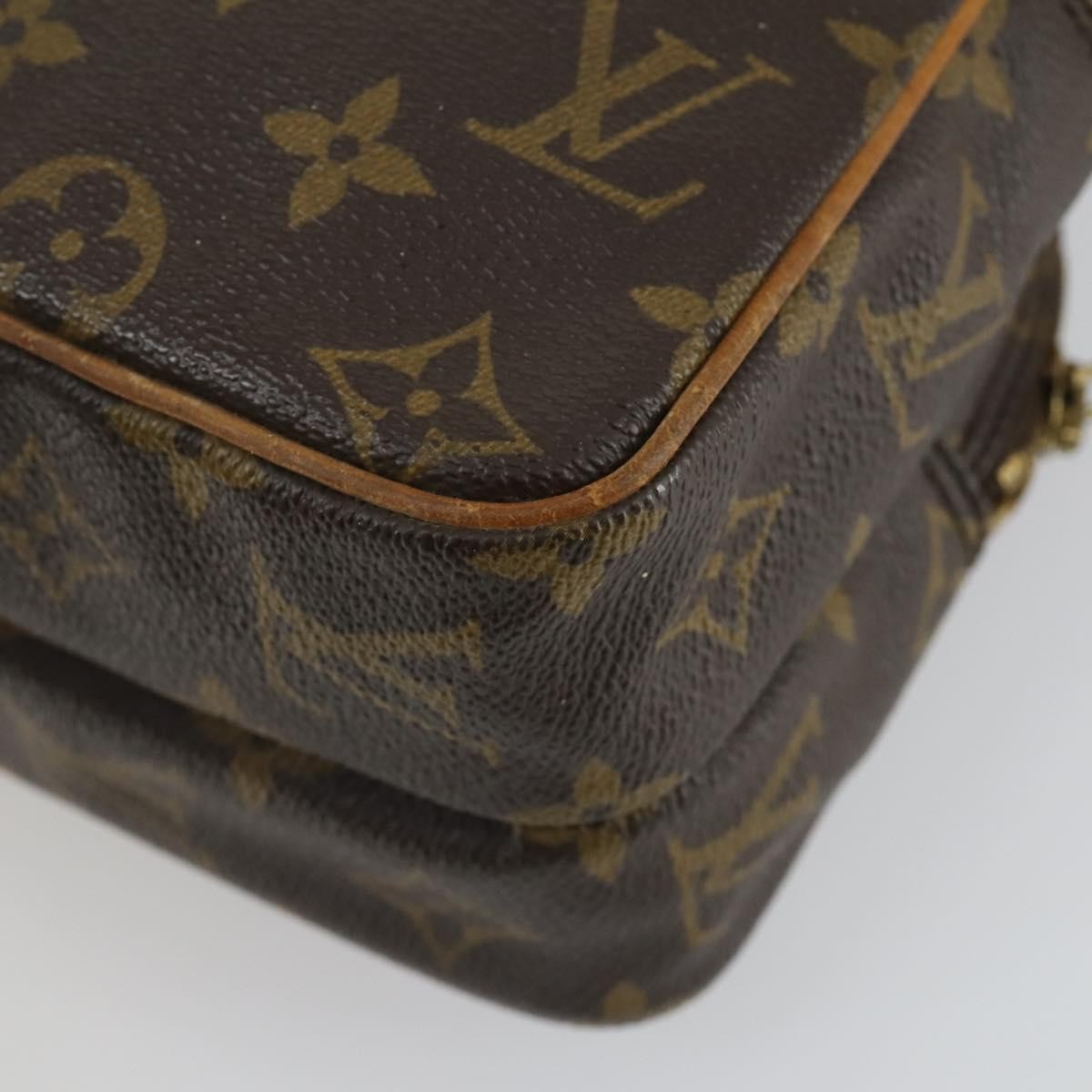 Louis Vuitton Amazone Bag Monogram Canvas Brown Canvas Shoulder Bag