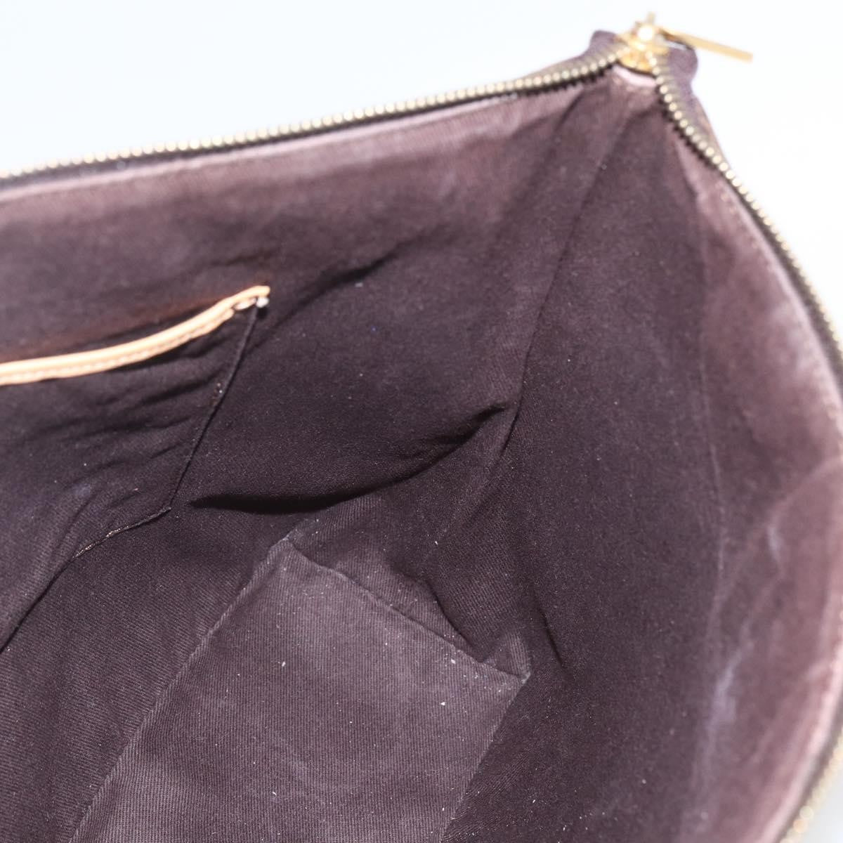 Celine Vintage Macadam Tote Bag Canvas And Leather Brown Canvas Tote Bag Bag