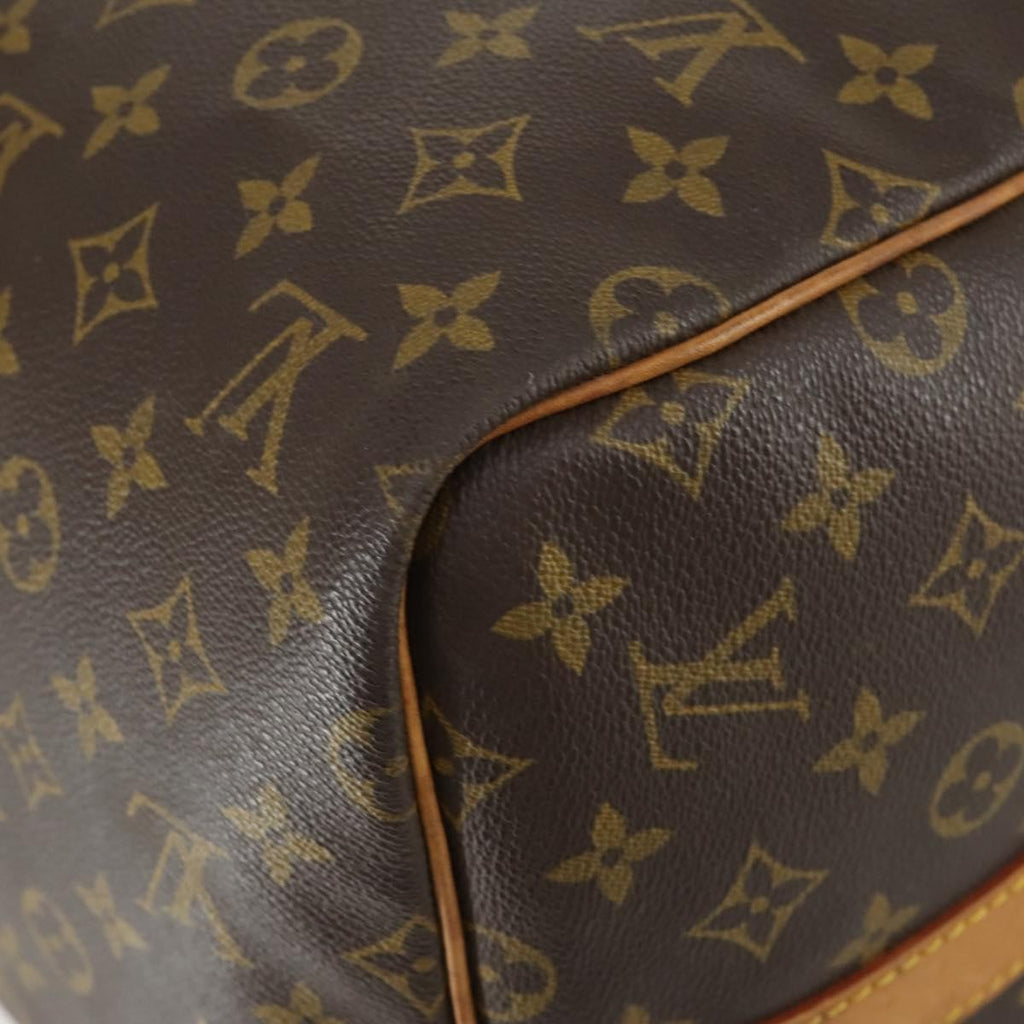 Louis Vuitton Keepall Bandouliere Bag Monogram Canvas Brown Canvas Travel Bag