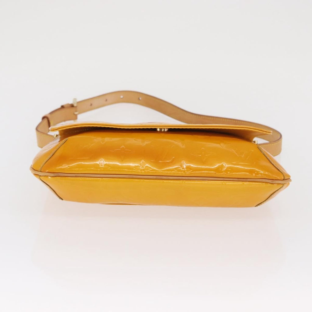 Louis Vuitton Thompson Street Handbag Monogram Vernis Yellow Patent_Leather Shoulder Bag