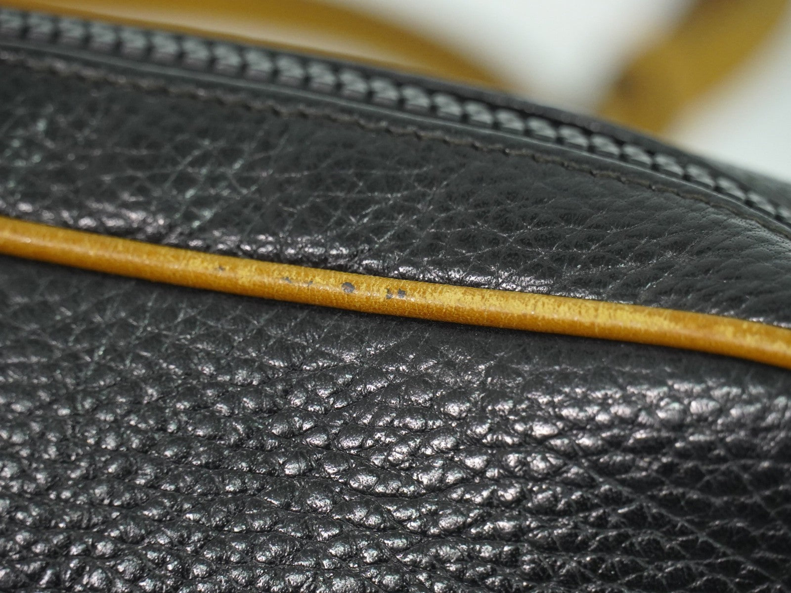 Celine Vintage Shoulder Bag Leather Black Leather Shoulder Bag Bag
